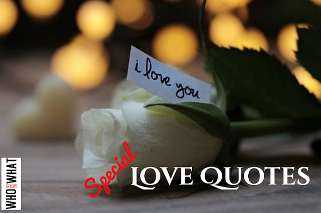 SPECIAL LOVE QUOTES