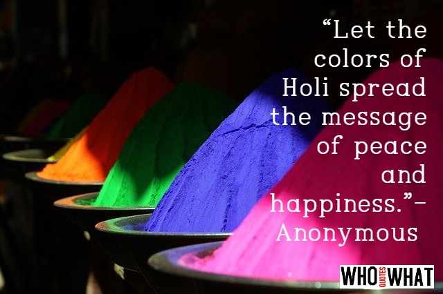 COLOURFUL QUOTES ON HOLI