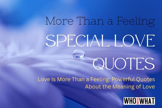 SELECTED AND SPECIAL LOVE QUOTES